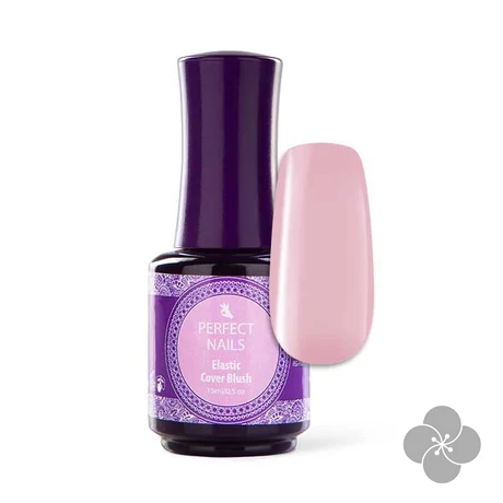 PN - Elastic Cover Gel - Ecsetes Műkörömépítő Zselé 15ml - Blush - French Cover