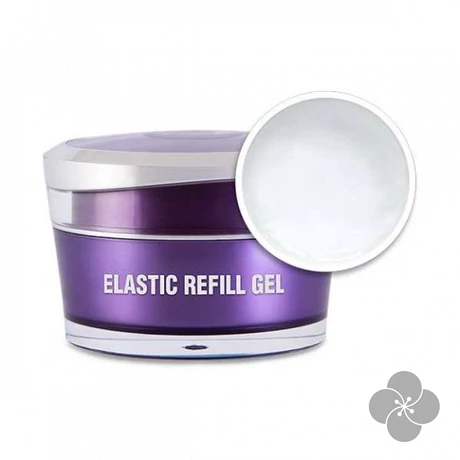 Elastic Refill Gel - Átlátszó Műkörömépítő zselé 15g