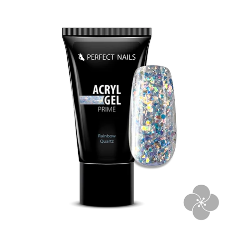 PN - Csillámos AcrylGel Prime - Tubusos Akril Gél 15g - Rainbow Quartz