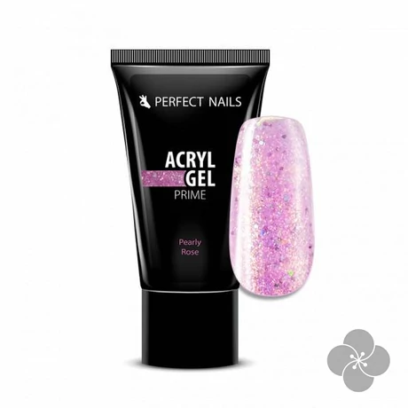 PN - Csillámos AcrylGel Prime - Tubusos Akril Gél 15g - Pearly Rose
