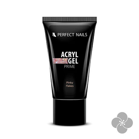 PN - Csillámos AcrylGel Prime - Tubusos Akril Gél 15g - Pinky Flakes
