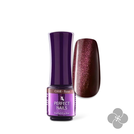 PN - LacGel CatEye 4ml #008 Rose - Illusion  MEGSZŰNT!