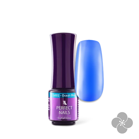 PN - LacGel Glass 4ml #002 Ocean Blue - Vitrage