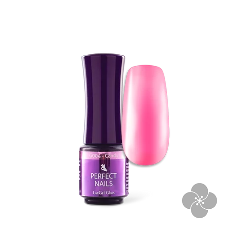 PN - LacGel Glass 4ml #004 Candy - Vitrage