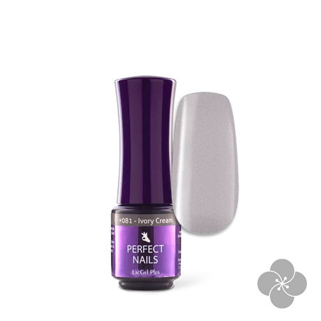 PN - LacGel Plus +081 Gél Lakk 4ml - Ivory Cream - Best of MakeUp **
