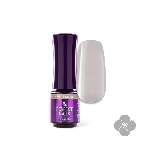 PN - LacGel Plus +086 Gél Lakk 4ml - Titanium - 5 Shades of Gray **