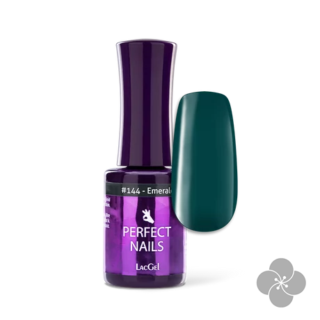 PN - LacGel #144 Gél Lakk 8ml - Emerald - Fashion Trend Fall **