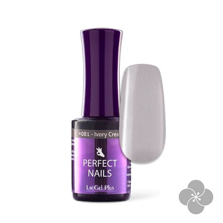 PN - LacGel Plus +081 Gél Lakk 8ml - Ivory Cream - Best of MakeUp **