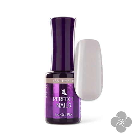 PN - LacGel Plus +086 Gél Lakk 8ml - Titanium - 5 Shades of Gray **
