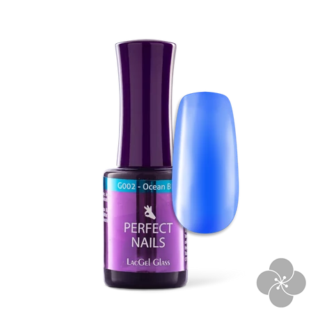 PN - LacGel Glass 8ml #002 Ocean Blue - Vitrage