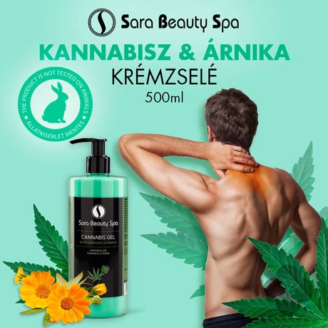 SB - Kannabisz és Árnika Krémzselé - 500ml