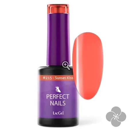 LacGel #215 Gél Lakk 8ml - Sunset Kiss - Tropical Chaos