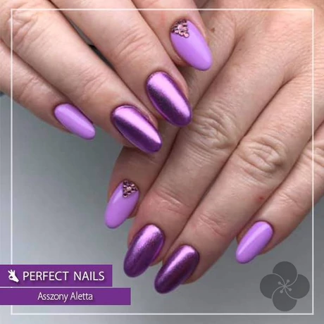 PN - Chrome Powder - Körömdíszítő Krómpor - Lila