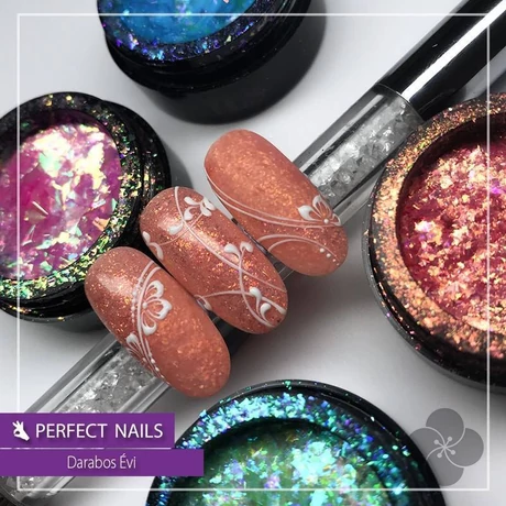 PN - Color Magic Flakes - Körömdíszítő pehely - Pink