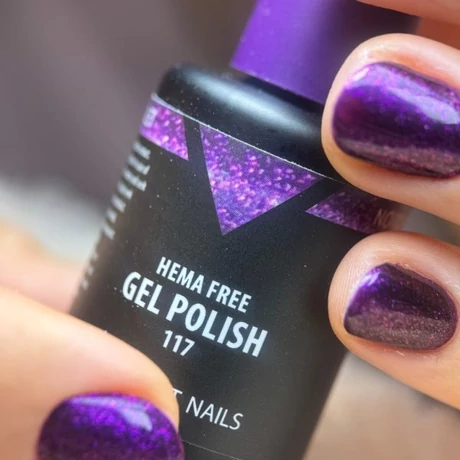 HEMA FREE Gél Lakk - 117 Nordic Violet- 4ml