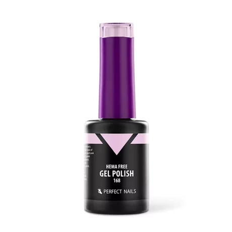PN - HEMA FREE Gél Lakk - 168 Pastel Pink - 8ml