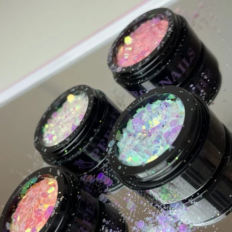 Körömdíszítő Glitter - Multisize - #10