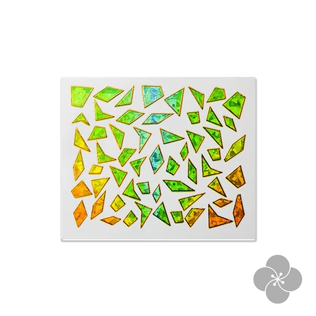 PN - Broken Glass - Körömmatrica - 3