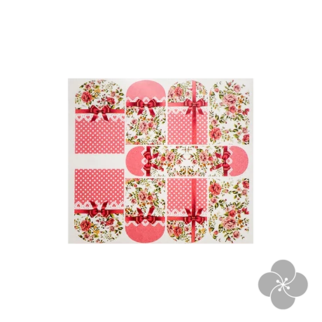 PN - Nail Dress Sticker - Ribbon (Masni) - 972