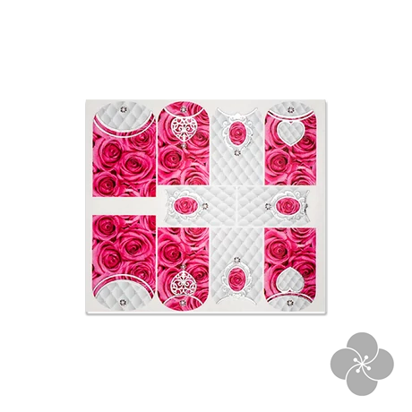 PN - Nail Dress Sticker - Roses (Rózsák) - 240
