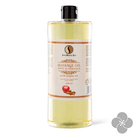 SB Masszázs olaj - alma&fahéj - argán olajjal, 1000ml