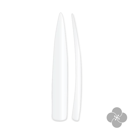 PN - TIP Extra Long Stilleto Clear