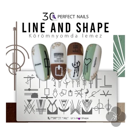 PN - Körömnyomda Lemez - Line & Shape