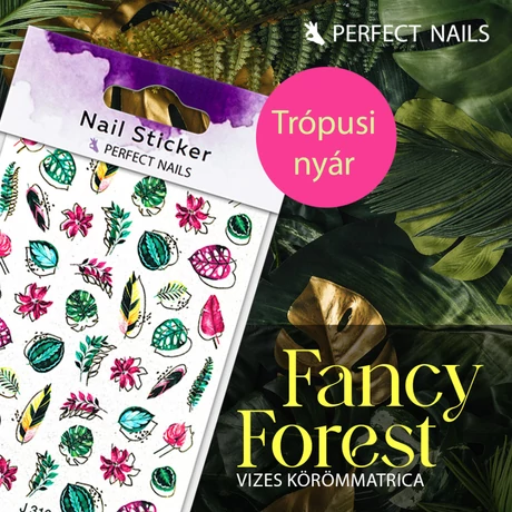 PN - Körömmatrica - Fancy Forest