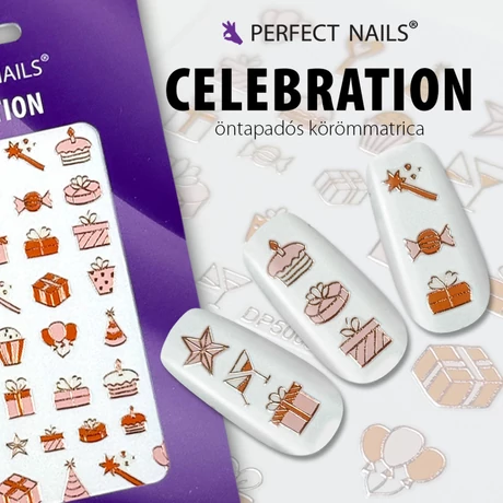 PN - Körömmatrica - Celebration