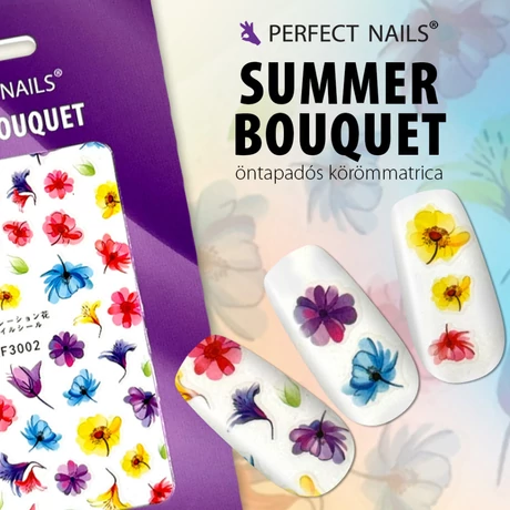 PN - Körömmatrica - Summer Bouquet