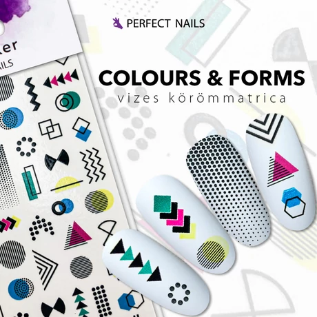 PN - Körömmatrica - Colours & Forms