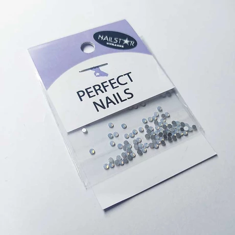 PN - NailStar Strasszkő SS3 - White Opal - 100db