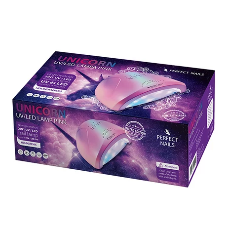 PN - Műkörmös UV/LED Lámpa - Unikornis - Pink