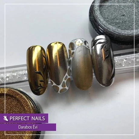 PN - Chrome Powder - Körömdíszítő krómpor - Ezüst