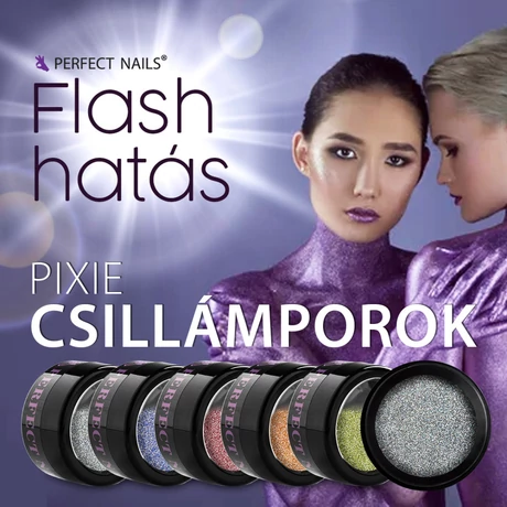 PN - Flash Csillámpor - Multishine Pink
