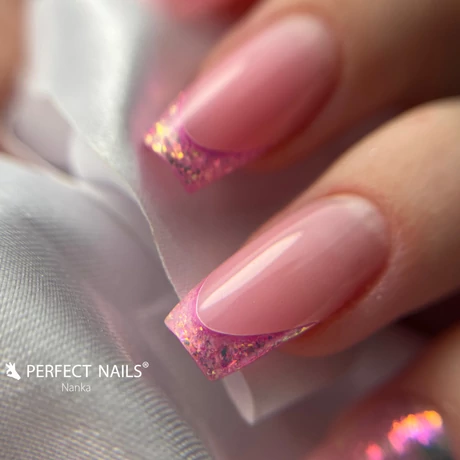 PN - Light Flakes Körömdíszítő Pehely - Pink Diamond