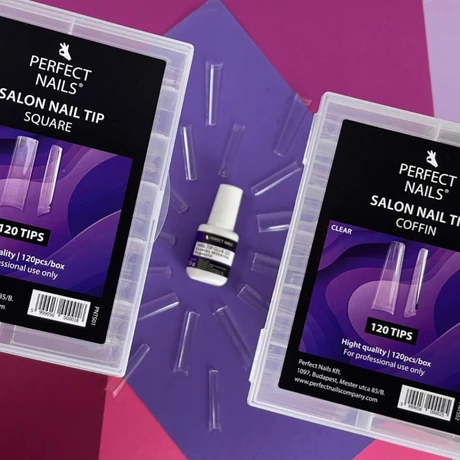 PN - Salon Műköröm Tip készlet - Square