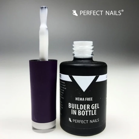PN - HEMA FREE Builder Gel in Bottle-Színezett üveges ép.zselé 8ml -Latte White