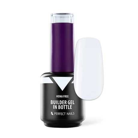 HEMA FREE Builder Gel in Bottle - Színezett üveges építőzselé 15ml - Latte