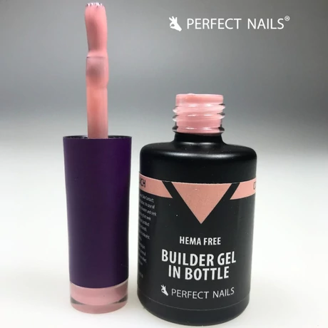 PN - HEMA FREE Builder Gel in Bottle- Színezett üveges ép.zselé 8ml -Cover Peach