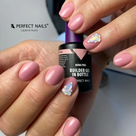PN - HEMA FREE Builder Gel in Bottle - Színezett üveges építőzselé 15ml - Cover