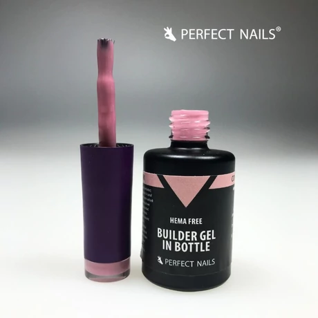 PN - HEMA FREE Builder Gel in Bottle - Színezett üveges építőzselé 15ml - Cover