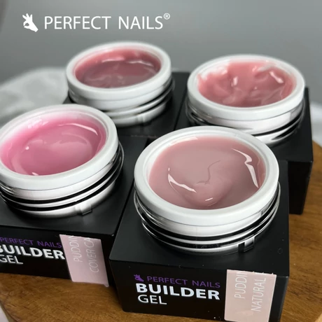 PN - Pudding Cover Gel - Építőzselé - Natural Rose 50g