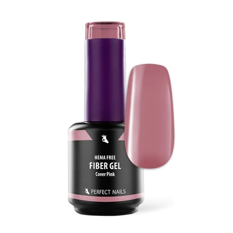 PN-Fiber Vitamin Base Gel - Hema Free Erősített Gél Lakk Alap-Cover Pink-15ml