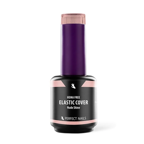 PN-Elastic Cover Base Gel – Hema Free Erősített Gél Lakk Alap - Nude Shine-15ml