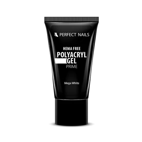 PolyAcryl Gel Prime - Hema Free Tubusos Polygel - Mega White 30g