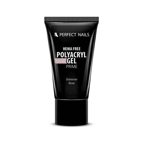 PolyAcryl Gel Prime - Hema Free Tubusos Polygel - Shimmer Rose 30g