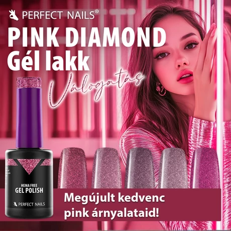 PN - Hema Free Effect Gél Lakk - Shimmer Peony - 4 ml
