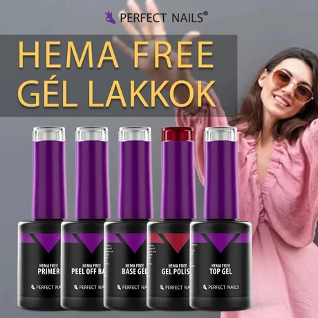 PN - HEMA FREE Gél Lakk HF002 4ml - Rose