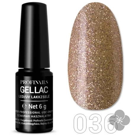 Profinails Gel Lac LED/UV 6g lakkzselé - 36
